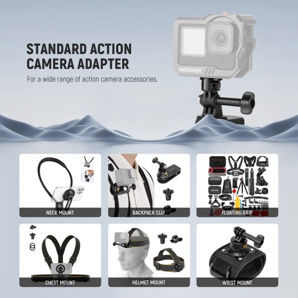 NEEWER GP-7 Action Camera Mount Adapter For GoPro Discount