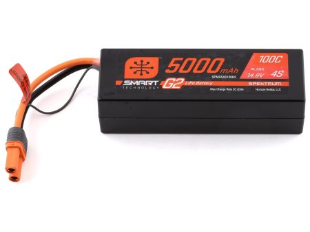 4S Smart G2 LiPo 100c Battery Pack (14.8V 5000mAh) w IC5 Connector on Sale