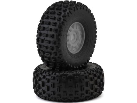 Arrma Mojave 6S BLX dBoots  Fortress  Pre-Mounted Tire Set (Gun Metal) (2) Discount