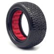 1 10 Scribble Front 4WD 2.2 Tires, Super Soft Long Wear, Red Inserts (2): Buggy on Sale