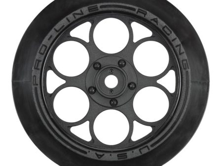 1 10 Showtime Front Runner Front 2.2  2.7  12mm Drag Wheels (2) Black Online Sale