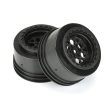 1 10 Showtime+ Wide Rear 2.2  3.0  12mm Drag Wheels (2) Black on Sale