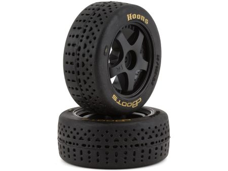 Arrma DBoots Hoons 35 085 2.4 Belted 5-Spoke Pre-Mounted Tires (2) (Gold) w 14mm Hex Online now