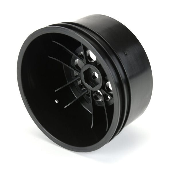 1 10 Showtime+ Wide Rear 2.2  3.0  12mm Drag Wheels (2) Black on Sale