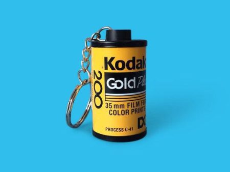 ONE Kodak 35mm Film Canister Keyring For Sale