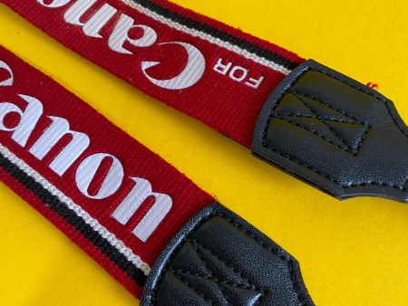 Genuine Canon Red SLR Camera Strap For Discount