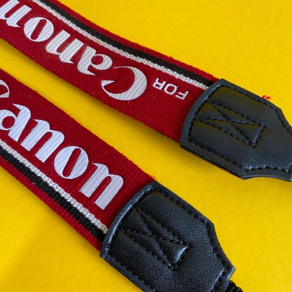 Genuine Canon Red SLR Camera Strap For Discount