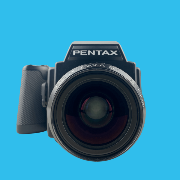 Pentax 645 With 55mm F2.8 Lens. 6X4.5 Medium Format Film Camera. Discount