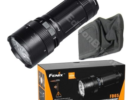 Brand New Fenix FD65 FOCUS 3800 Lumens CREE LED Searchlight Flashlight on Sale