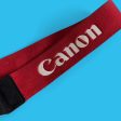 Genuine Canon Royal Red SLR Camera Strap Cheap