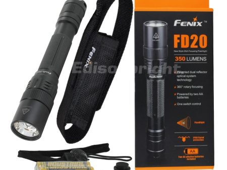 Brand New FD20 350 Lumens CREE LED Flashlight powered by 2X AA batteries Online