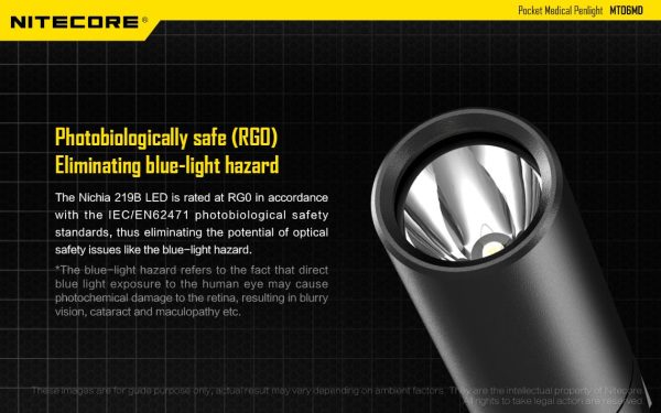 Nitecore MT06MD 180 Lumens LED Flashlight (CRI>90) rendering powered by 2x AAA batteries For Discount