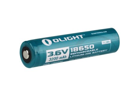 Olight 3200mAh protected Li-ion  type 18650 battery Hot on Sale