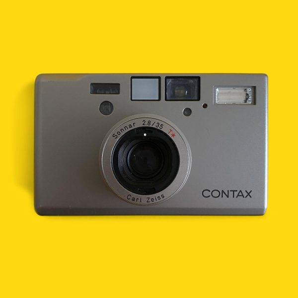 Contax T3 Titan Silver 35mm Film Camera Point & Shoot with 35mm f 2.8 Lens Online now