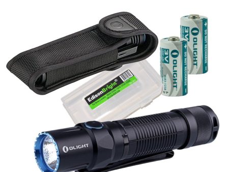 OLIGHT M2T Warrior 1200 Lumen CREE LED Flashlight EDC with EdisonBright Battery Carry case Bundle Hot on Sale