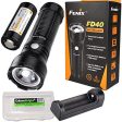 Fenix FD40 1000 Lumen CREE LED variable beam Flashlight with ARB-L4-4800 26650 battery, ARE-X1 Charger and EdisonBright brand battery carry case For Discount