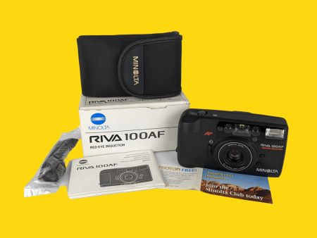 Brand New - Minolta Riva Zoom 100AF 35mm Film Camera Point and Shoot Online Hot Sale