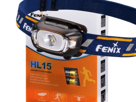 Fenix HL15 200 Lumen light weight CREE LED Headlamp (Black color body) Fashion