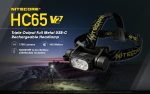 Nitecore HC65 V2 1750 Lumens LED Compact headlamp with 2 X Rechargeable Batteries, D2 Charger and EdisonBright Battery Carrying case Hot on Sale