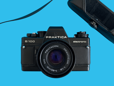 Praktica B100 Vintage35mm SLR Film Camera with Prime Lens Online Sale