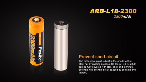 Fenix ARB-L18-2300 Li-ion type 18650 3.6v 2300mAh protected rechargeable battery Fashion