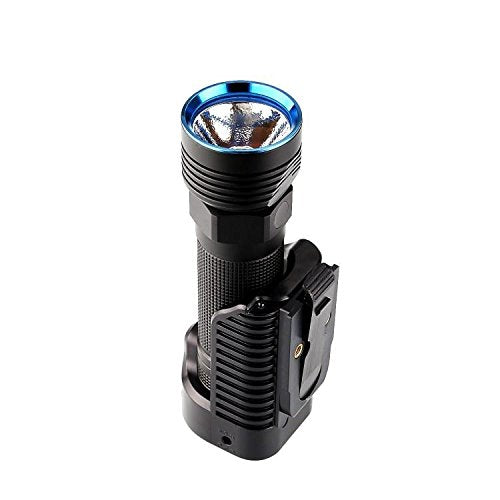 Olight R50 Pro SEEKER LE 3200 Lumen CREE LED USB rechargeable searchlight flashlight, charging dock, rechargeable battery with EdisonBright USB reading light bundle. 5 Years Manufacturer Warranty Cheap