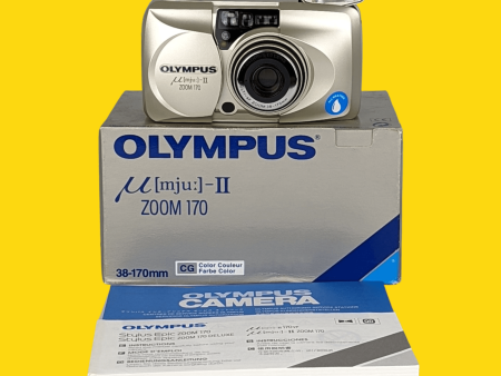 BRAND NEW - Olympus Mju II Zoom 170 35mm Film Camera Point and Shoot Fashion