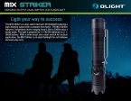 Olight M1X Striker Cree XM-L2 1000 Lumen tactical LED Flashlight with EdisonBright brand holster bundle Hot on Sale