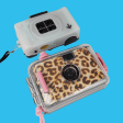 35mm Film Camera Bundle Reusable - Leopard Underwater And Lomography Four Lens Camera on Sale