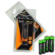 2 Pack Fenix ARB-L2S 3400mAh Protected 18650 Rechargeable Li-ion Batteries with EdisonBright AA AAA alkaline battery sampler pack.- Designed for TK75 TK51 TK22 TK35 PD35 PD32 TK15 TK11 BT20 ARE-C1 ARE-C2 and other High Drain Devices. Online Hot Sale