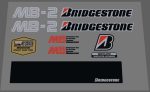 Bridgestone MB-2 complete decal set 1985 Discount