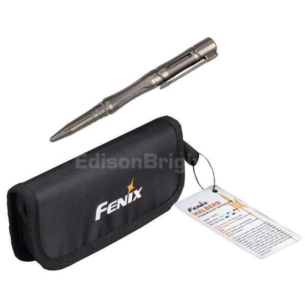 Fenix T5Ti Tactical Pen body, made of TC4 titanium alloy and finished in CNC machining with Germany Schmidt P950M pressurized refill Fashion