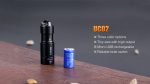 FENIX UC02 USB Rechargeable 130 Lumen Cree LED keychain Flashlight (Black) EDC Online now