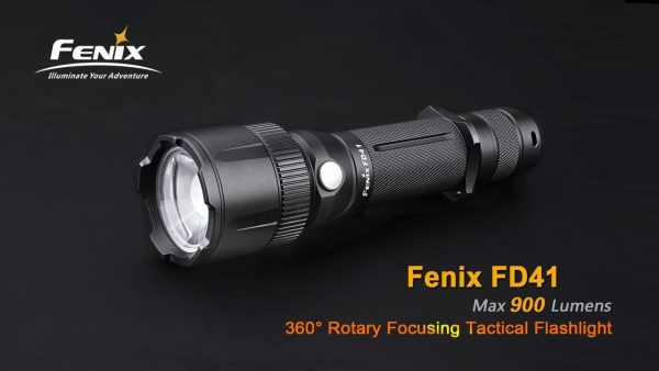 Fenix FD41 CREE LED 1000 lumen variable focus flashlight zoomable military light Fashion