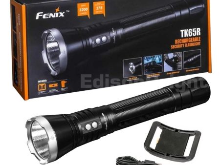 Fenix TK65R 3200 Lumen USB Rechargeable LED Police Flashlight Searchlight w clip Online Sale