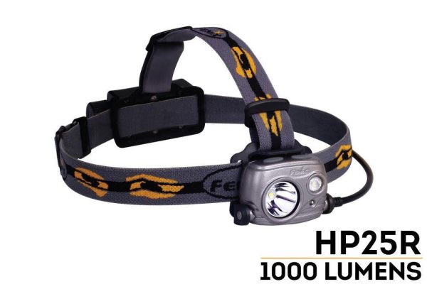 Fenix HP25R 1000 Lumen USB rechargeable CREE XM-L2 U2 LED Headlamp, Fenix 18650 rechargeable Li-ion battery Online Sale