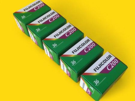 Fujifilm Colour C200 35mm Camera Film (Set of 5) Online