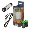 Fenix CL25R 350 lumen USB rechargeable magnetic base camping lantern   work light (Olive green body) , 18650 rechargeable battery with Two back-up use EdisonBright CR123A Lithium Batteries Discount