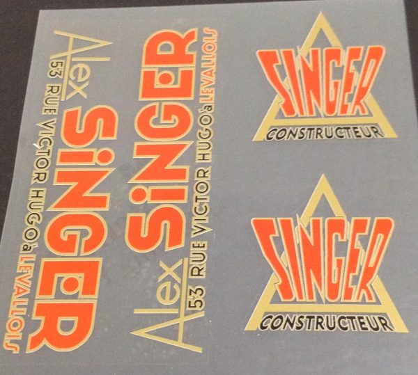 Alex Singer decal set Online