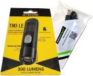 Nitecore TIKI LE 300 lumen micro USB rechargeable keychain flashlight police strobe with EdisonBright brand USB charging cable Hot on Sale