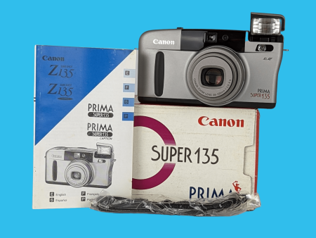 Canon Prima Super 135 BRAND NEW 35mm Film Camera Point and Shoot For Sale