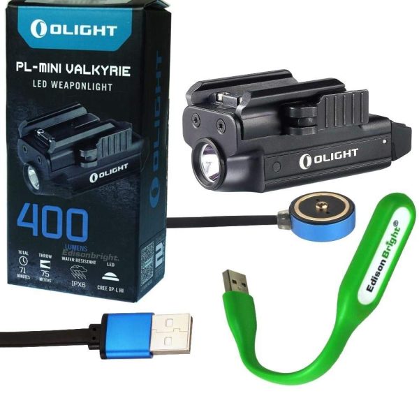 OLIGHT PL Mini 400 Lumen Magnetic USB Rechargeable Pistol Light EdisonBright USB Powered LED Light Online now