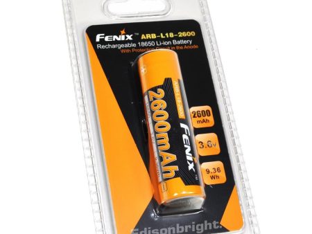 Fenix ARB-L18-2600 Li-ion  Rechargeable 2600mAh 3.6v 18650 Protected Battery Fashion