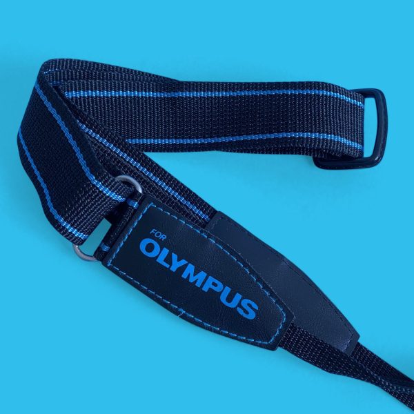 Genuine Olympus Blue & Black SLR Camera Strap Online Hot Sale