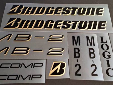 Bridgestone MB-2 decal set Hot on Sale