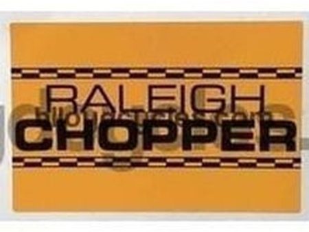 CHOPPER seat sticker. Discount