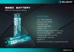 Olight 2600mAh protected Li-ion  type 18650 battery Discount