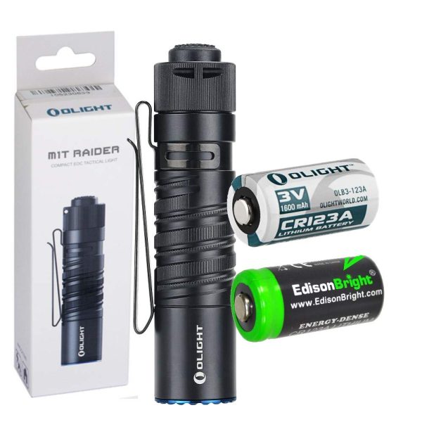 OLIGHT M1T Raider 500 lumen Portable Mini Compact EDC Tactical Light with EdisonBright CR123A battery For Discount