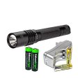 Fenix E20 2015 265 Lumen XP-E2 LED motion control tactical Flashlight with two NiMH rechargeable AA Batteries, Charger & Two EdisonBright AA Alkaline batteries on Sale