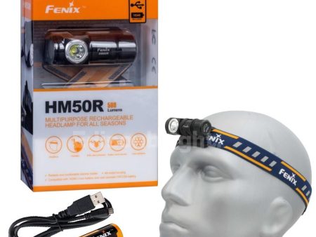 Brand New Fenix HM50R 500 Lumens  High-Performance light weight rechargeable LED multi-purpose headlamp Discount